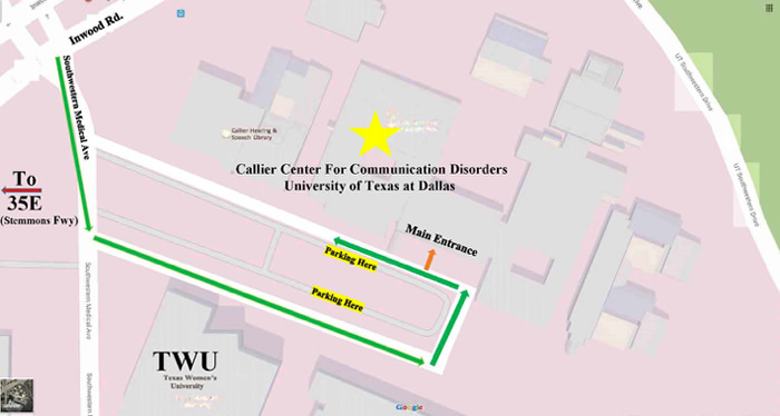 Callier Center Dallas Map