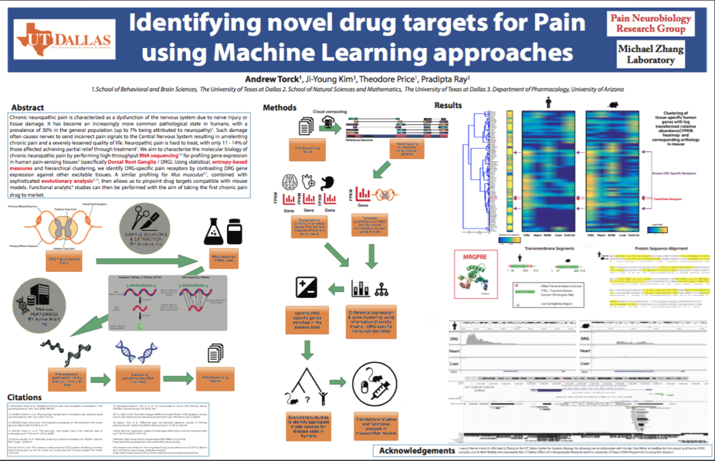 Identifying novel drug targets for Pain using Machine Learning approaches